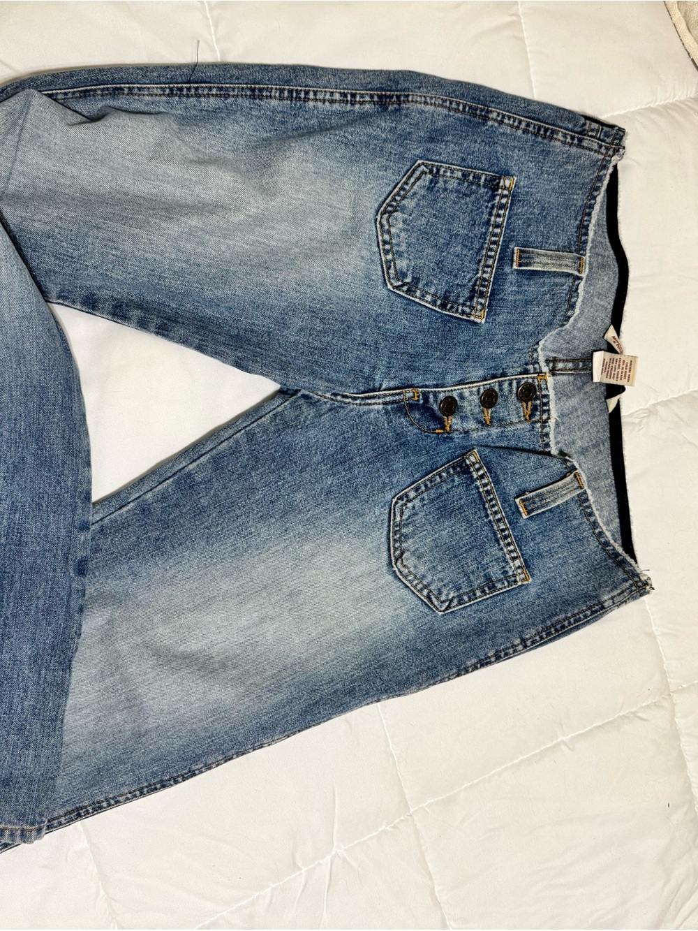 Abercrombie & Fitch Light Blue Women's Denim Jeans Y2K